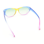 Girls Tie Dye Hippie Color Classic Cat Eye Sunglasses