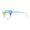 Girls Tie Dye Hippie Color Classic Cat Eye Sunglasses
