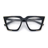 Womens Square Gothic Geometric Cat Eye Plastic Fashion Sunglasses