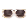 Womens Square Gothic Geometric Cat Eye Plastic Fashion Sunglasses