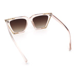 Womens Square Gothic Geometric Cat Eye Plastic Fashion Sunglasses