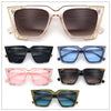 Womens Square Gothic Geometric Cat Eye Plastic Fashion Sunglasses