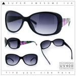 Kids Size Girls Classic 90s Designer Style Wrap Rounded Rectangle Sunglasses