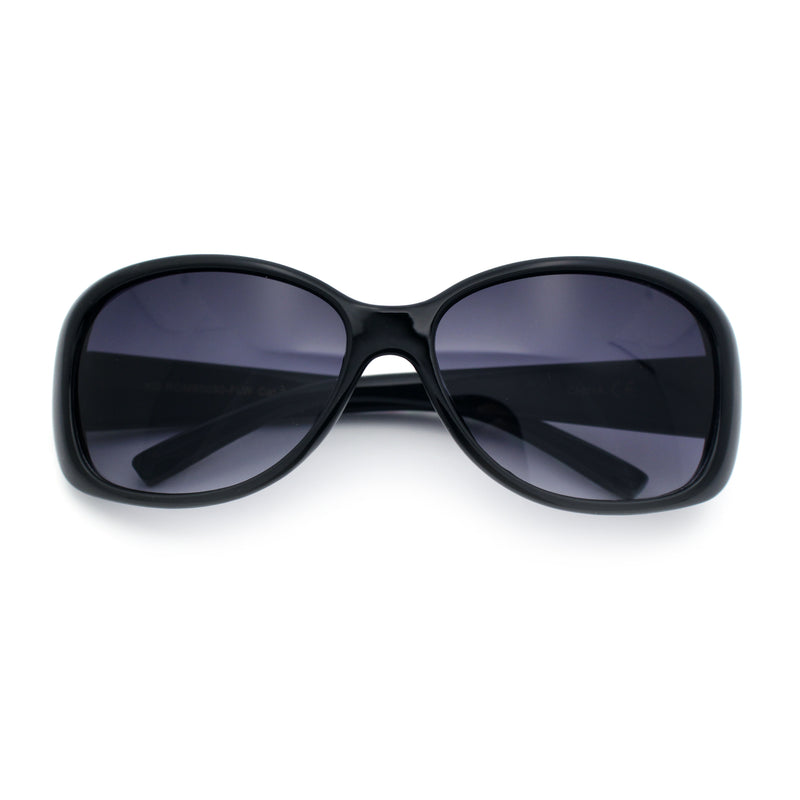 Kids Size Girls Classic 90s Designer Style Wrap Rounded Rectangle Sunglasses