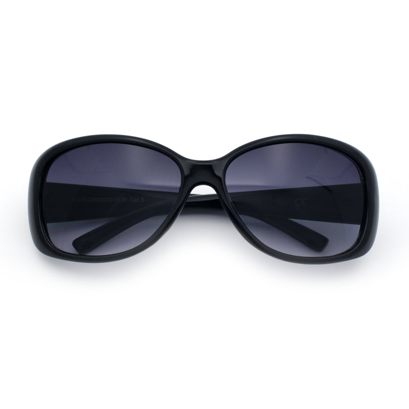 Kids Size Girls Classic 90s Designer Style Wrap Rounded Rectangle Sunglasses