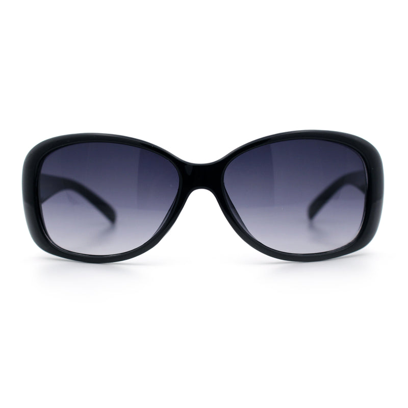 Kids Size Girls Classic 90s Designer Style Wrap Rounded Rectangle Sunglasses