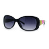 Kids Size Girls Classic 90s Designer Style Wrap Rounded Rectangle Sunglasses
