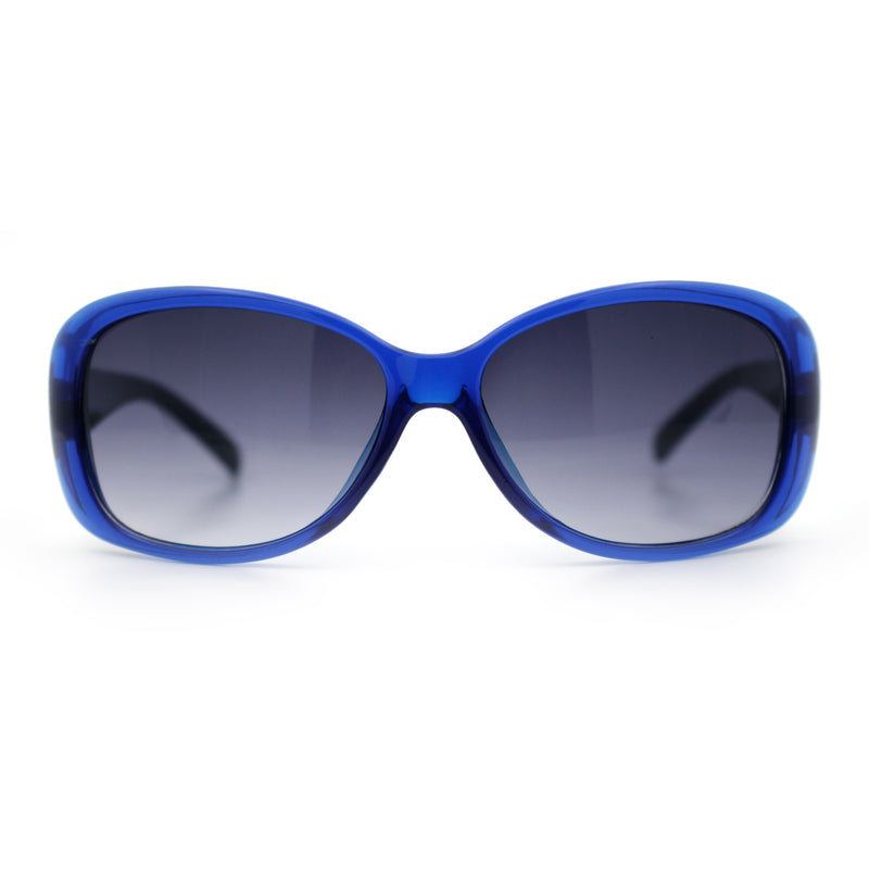 Kids Size Girls Classic 90s Designer Style Wrap Rounded Rectangle Sunglasses
