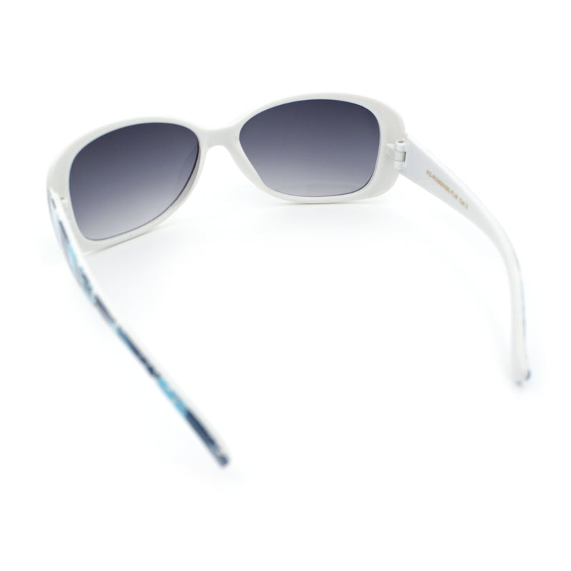 Kids Size Girls Classic 90s Designer Style Wrap Rounded Rectangle Sunglasses