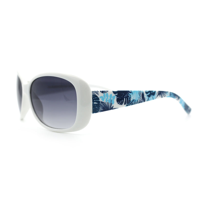 Kids Size Girls Classic 90s Designer Style Wrap Rounded Rectangle Sunglasses