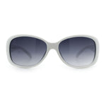 Kids Size Girls Classic 90s Designer Style Wrap Rounded Rectangle Sunglasses