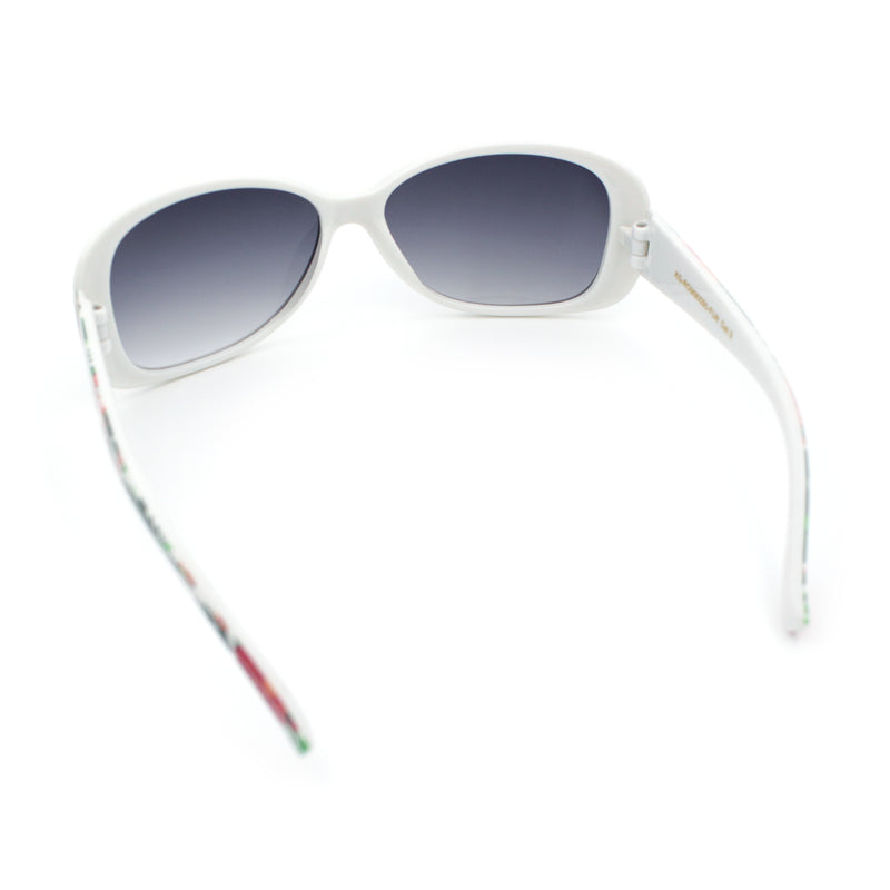 Kids Size Girls Classic 90s Designer Style Wrap Rounded Rectangle Sunglasses