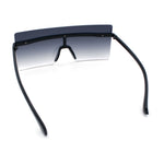 Oversize Rimless Shield Square Rectangle Large Sunglasses