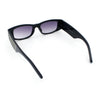 Womens Sparkly Glitter Thick Arm Slim Rectangle Sunglasses