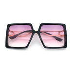 Womens Chic Designer Fashion Luxury Oversize Sunglasses