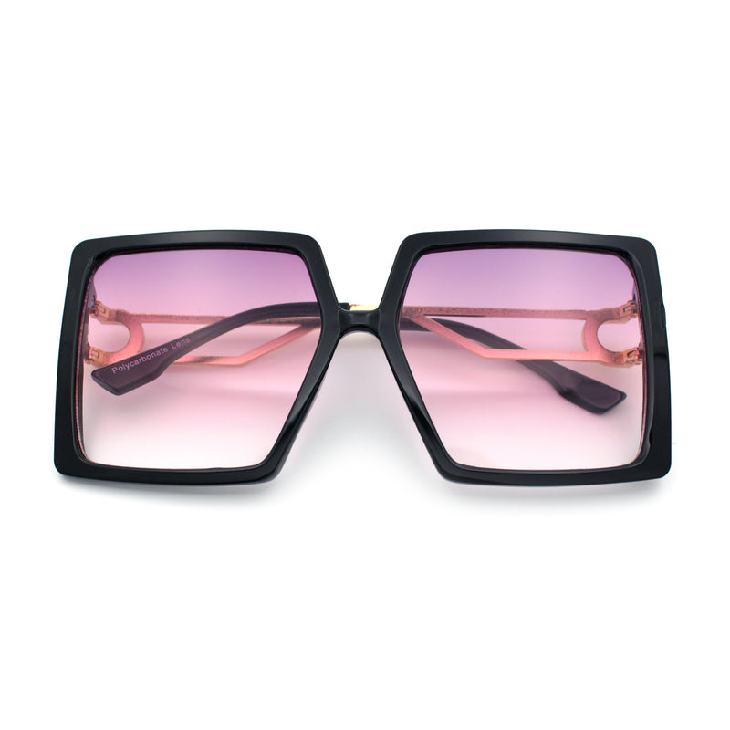 Womens Chic Designer Fashion Luxury Oversize Sunglasses