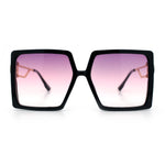 Womens Chic Designer Fashion Luxury Oversize Sunglasses