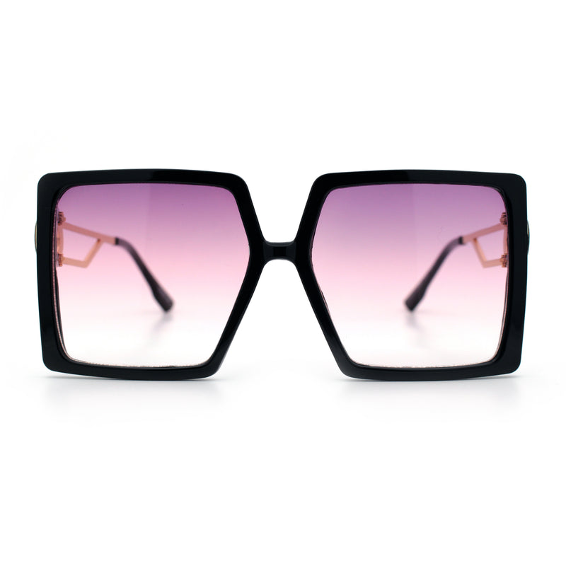 Womens Chic Designer Fashion Luxury Oversize Sunglasses