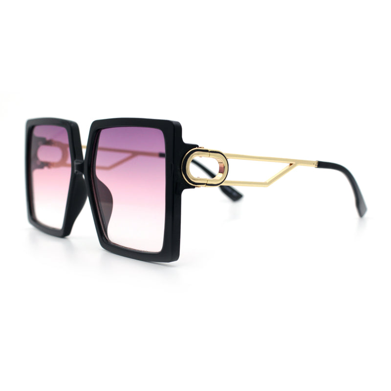 Womens Chic Designer Fashion Luxury Oversize Sunglasses