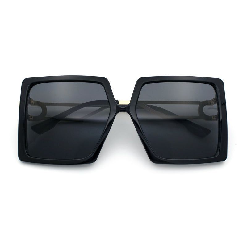Womens Chic Designer Fashion Luxury Oversize Sunglasses