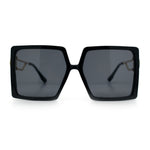 Womens Chic Designer Fashion Luxury Oversize Sunglasses