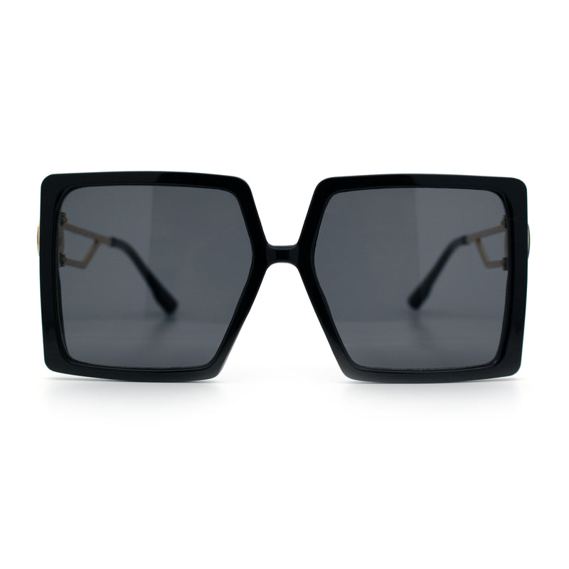Womens Chic Designer Fashion Luxury Oversize Sunglasses