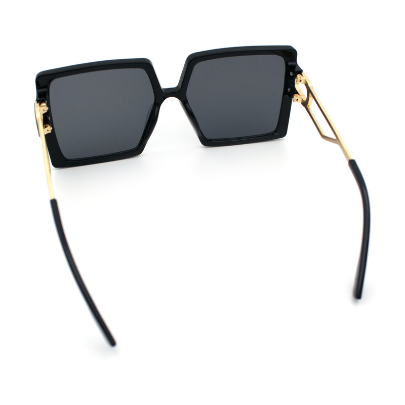 Womens Chic Designer Fashion Luxury Oversize Sunglasses