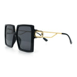 Womens Chic Designer Fashion Luxury Oversize Sunglasses