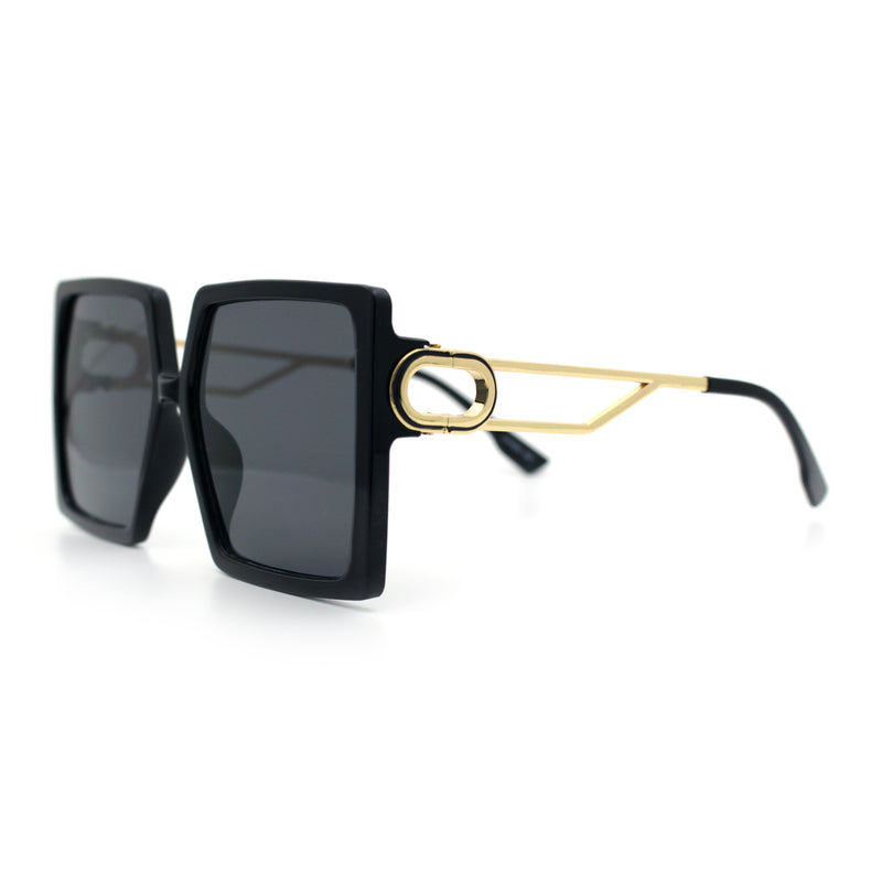 Womens Chic Designer Fashion Luxury Oversize Sunglasses