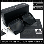 Womens Chic Designer Fashion Luxury Oversize Sunglasses