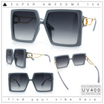 Womens Chic Designer Fashion Luxury Oversize Sunglasses