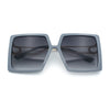 Womens Chic Designer Fashion Luxury Oversize Sunglasses