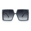Womens Chic Designer Fashion Luxury Oversize Sunglasses