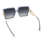 Womens Chic Designer Fashion Luxury Oversize Sunglasses