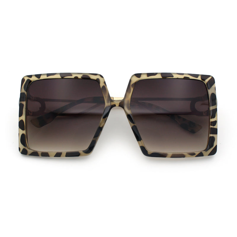 Womens Chic Designer Fashion Luxury Oversize Sunglasses