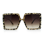 Womens Chic Designer Fashion Luxury Oversize Sunglasses