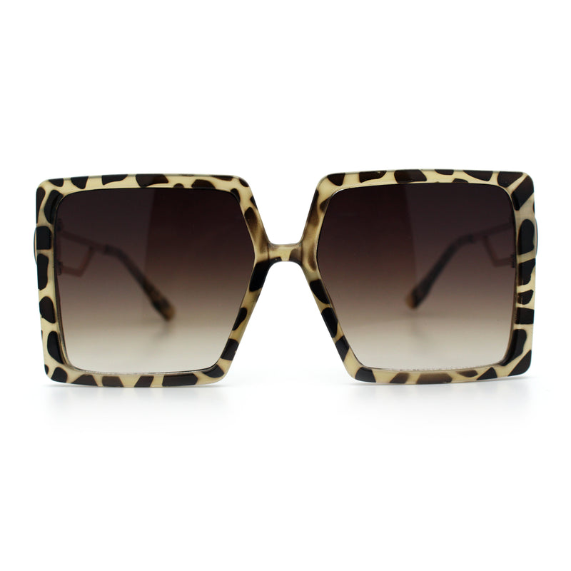 Womens Chic Designer Fashion Luxury Oversize Sunglasses