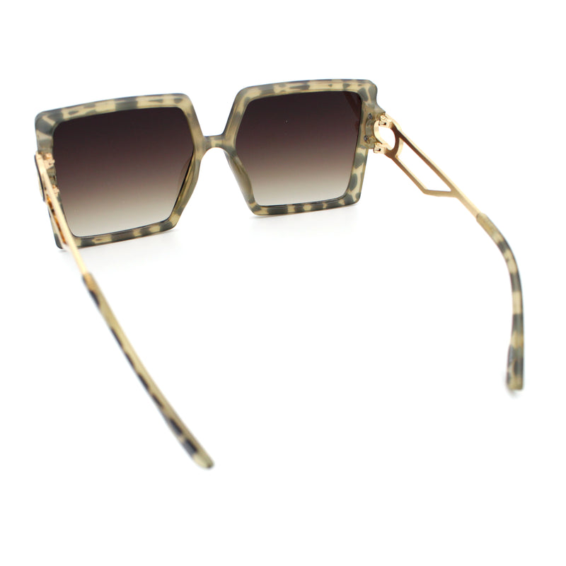 Womens Chic Designer Fashion Luxury Oversize Sunglasses