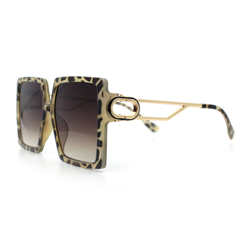 Womens Chic Designer Fashion Luxury Oversize Sunglasses