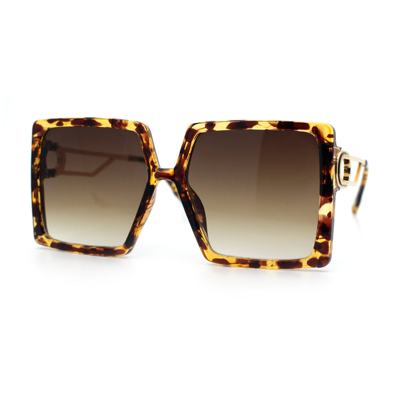 Womens Chic Designer Fashion Luxury Oversize Sunglasses