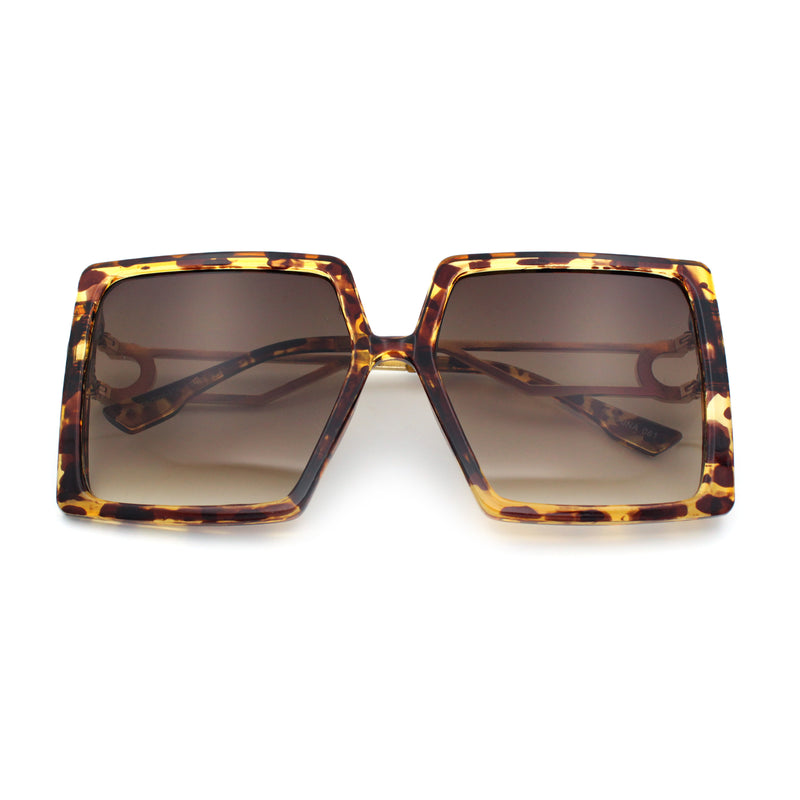 Womens Chic Designer Fashion Luxury Oversize Sunglasses
