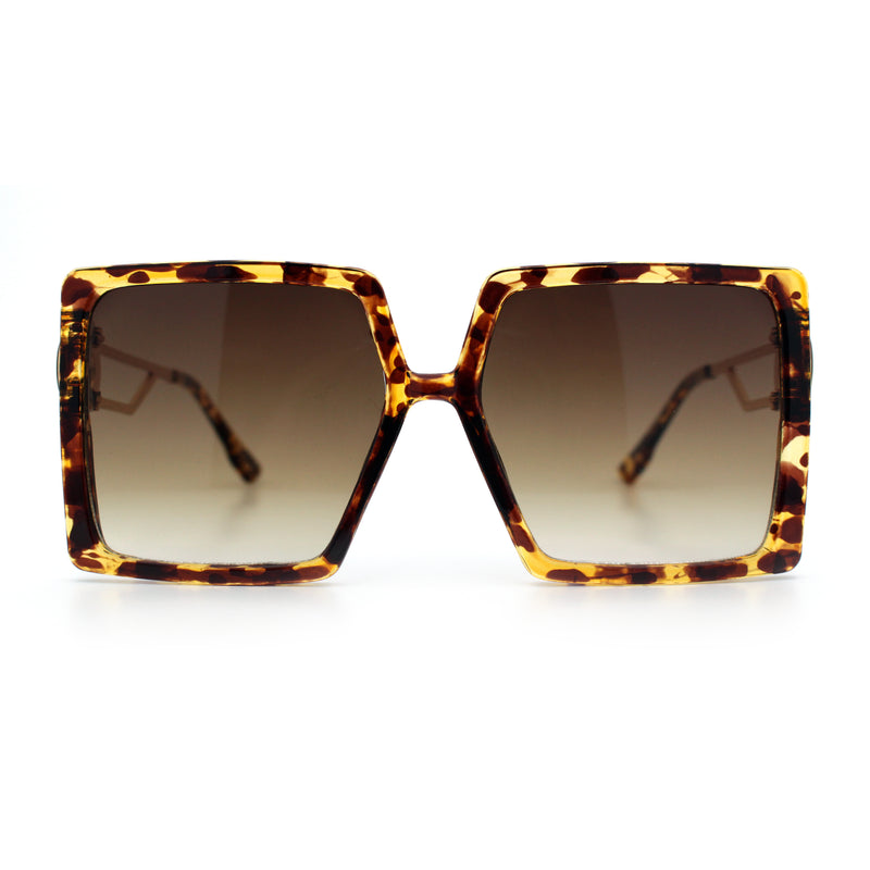 Womens Chic Designer Fashion Luxury Oversize Sunglasses