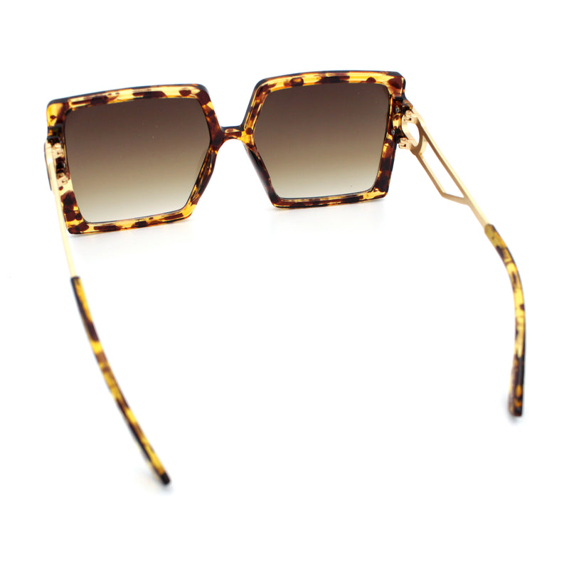 Womens Chic Designer Fashion Luxury Oversize Sunglasses