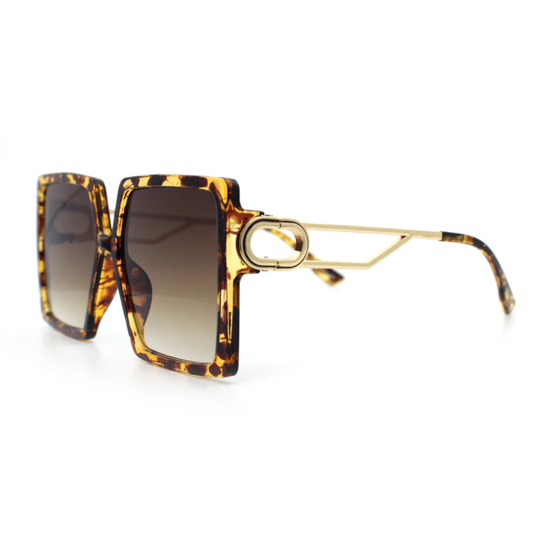 Womens Chic Designer Fashion Luxury Oversize Sunglasses