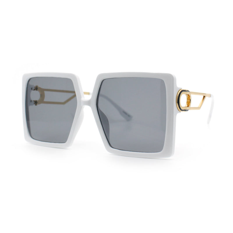 Womens Chic Designer Fashion Luxury Oversize Sunglasses