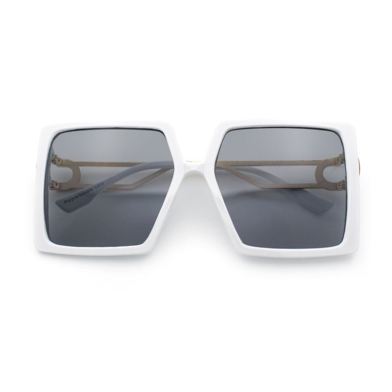 Womens Chic Designer Fashion Luxury Oversize Sunglasses