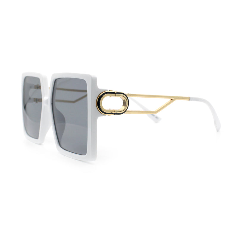 Womens Chic Designer Fashion Luxury Oversize Sunglasses