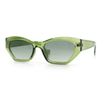 Womens Mod Thick Plastic Chunky Cat Eye Sunglasses