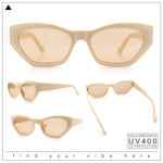 Womens Mod Thick Plastic Chunky Cat Eye Sunglasses