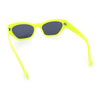 Womens Mod Thick Plastic Chunky Cat Eye Sunglasses